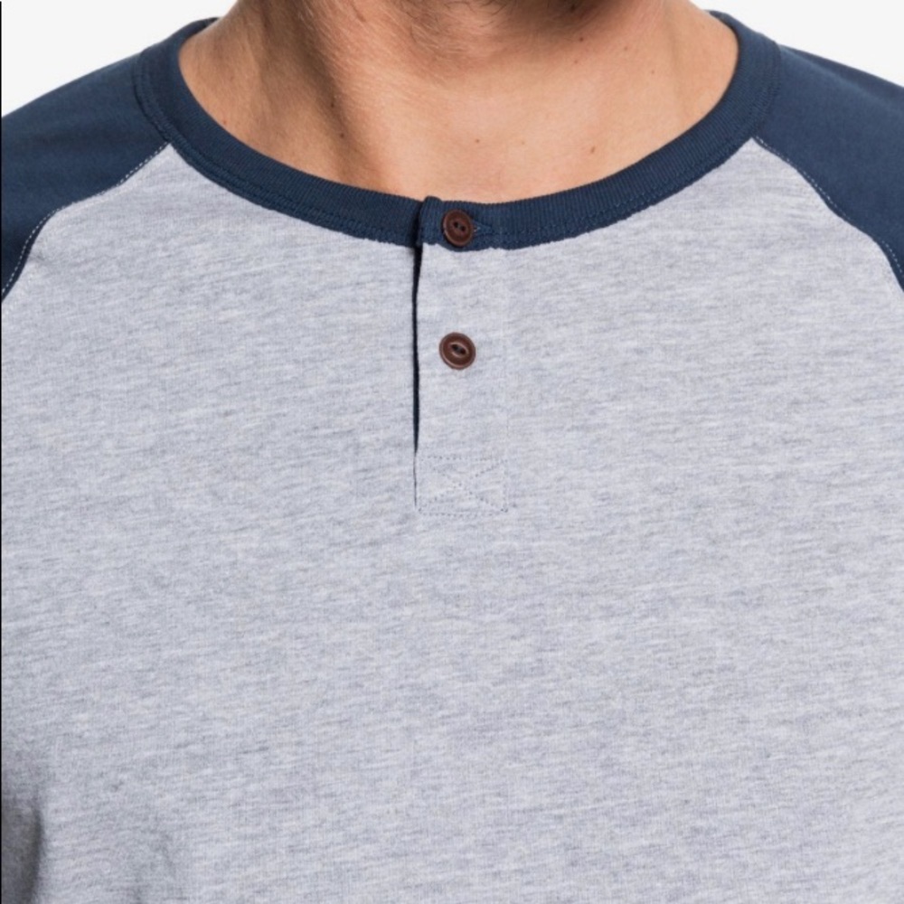 Henley - Long Sleeve Henley Top for Men - Picture 3 of 7